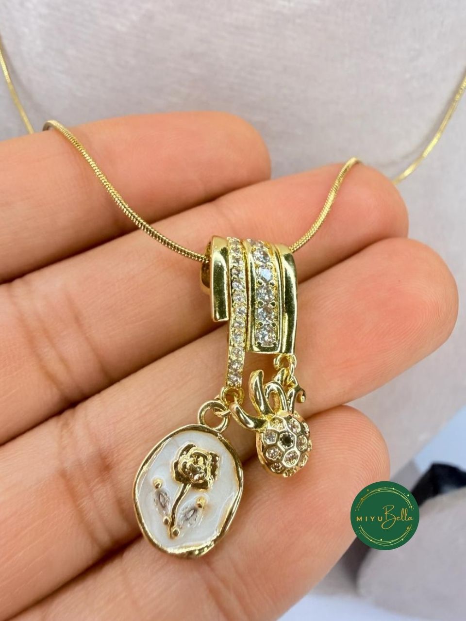 Aster - Celestial Charm Pendant Necklace