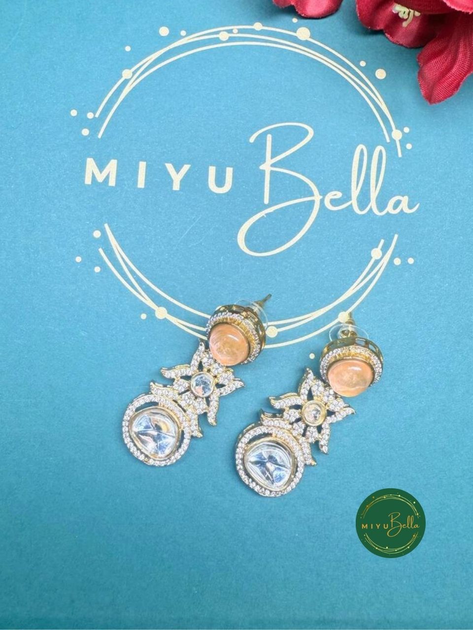 Jaanvi – Pachi Kundan, Moissanite Polki and Pearl Necklace Set in Oxidized Gold