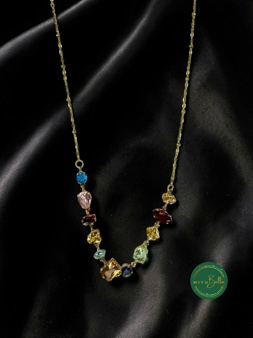 Serena - Rainbow Crystal Necklace