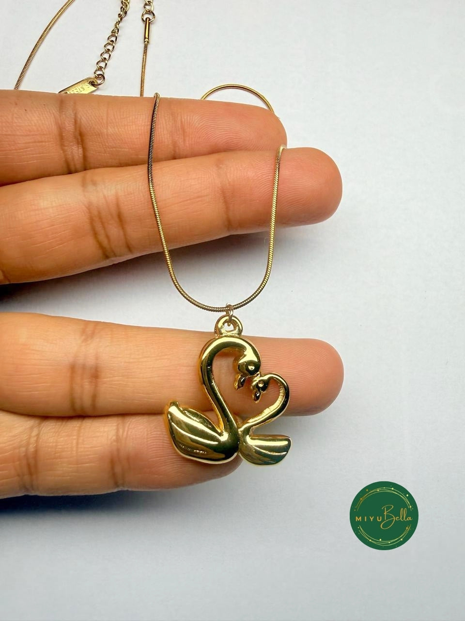 Aurelia - Swan Pendant Necklace