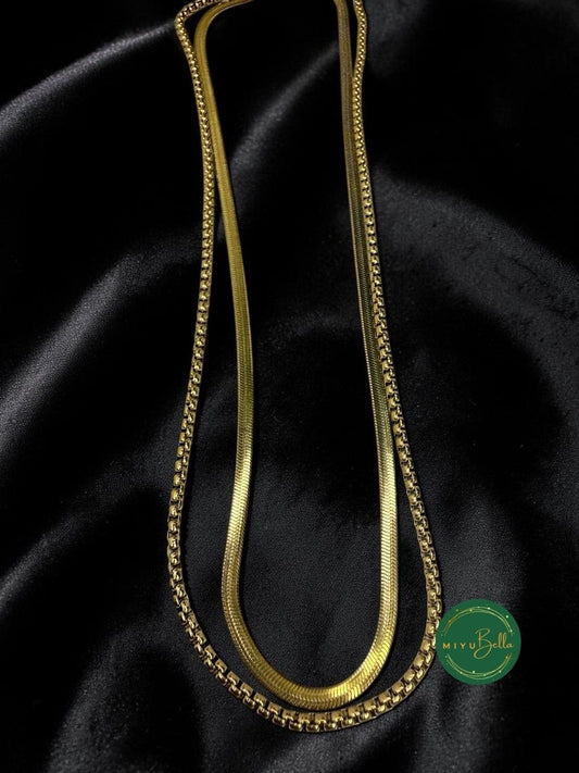 Aster - Layered Chain Necklace