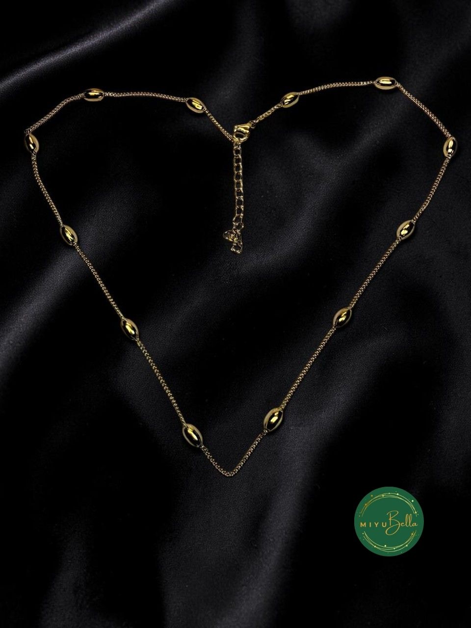 Aster - Golden Beaded Chain