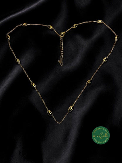 Aster - Golden Beaded Chain