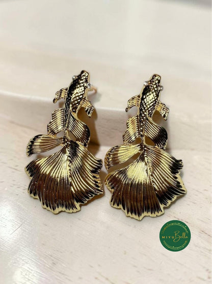 Aurelia - Koi Statement Earrings