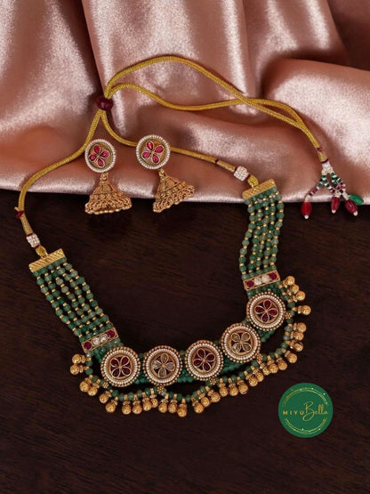 Meera - Kundan, Kemp and Pearl Choker