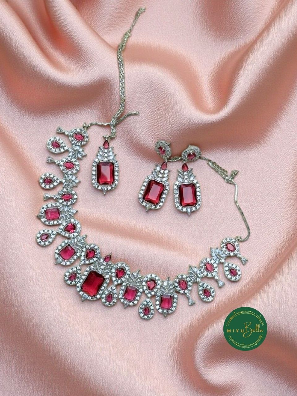 Mia: American Diamond Victorian Set