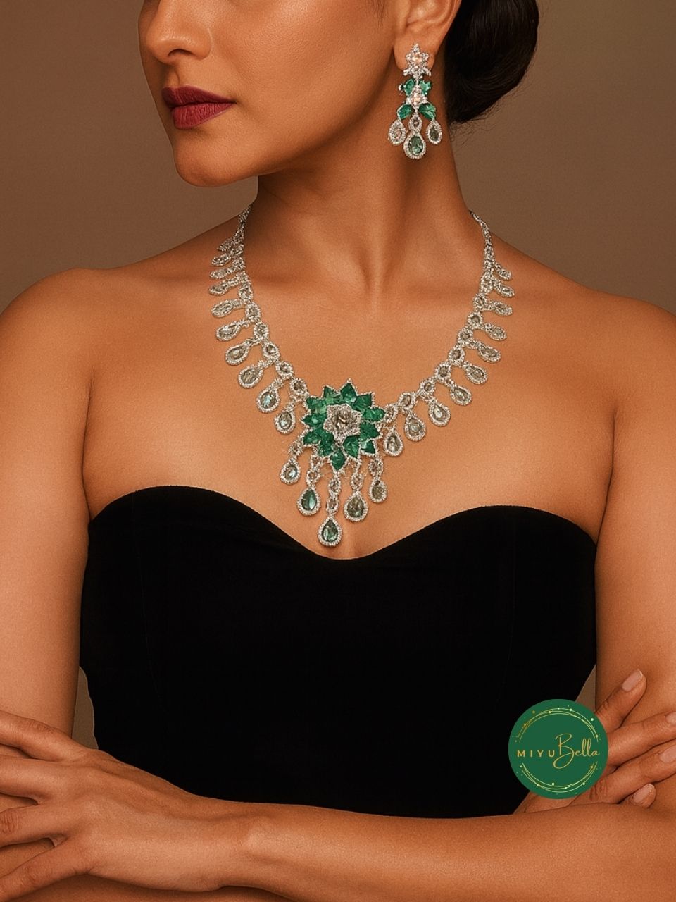 Mia: American Diamond Victorian Set
