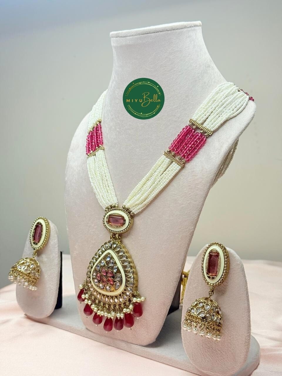 Rukmini – Kundan and Reverse AD Necklace Set