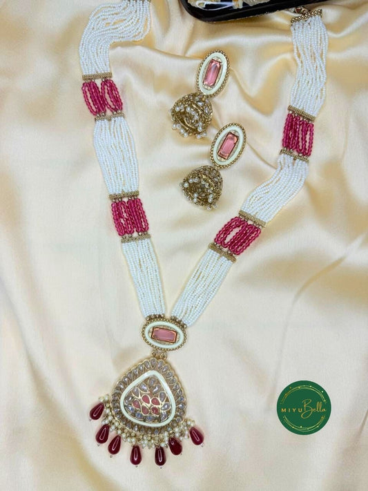 Rukmini – Kundan and Reverse AD Necklace Set