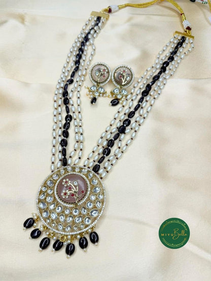 Rukmini – Pearl & Kundan Multi-Strand Heritage Necklace Set