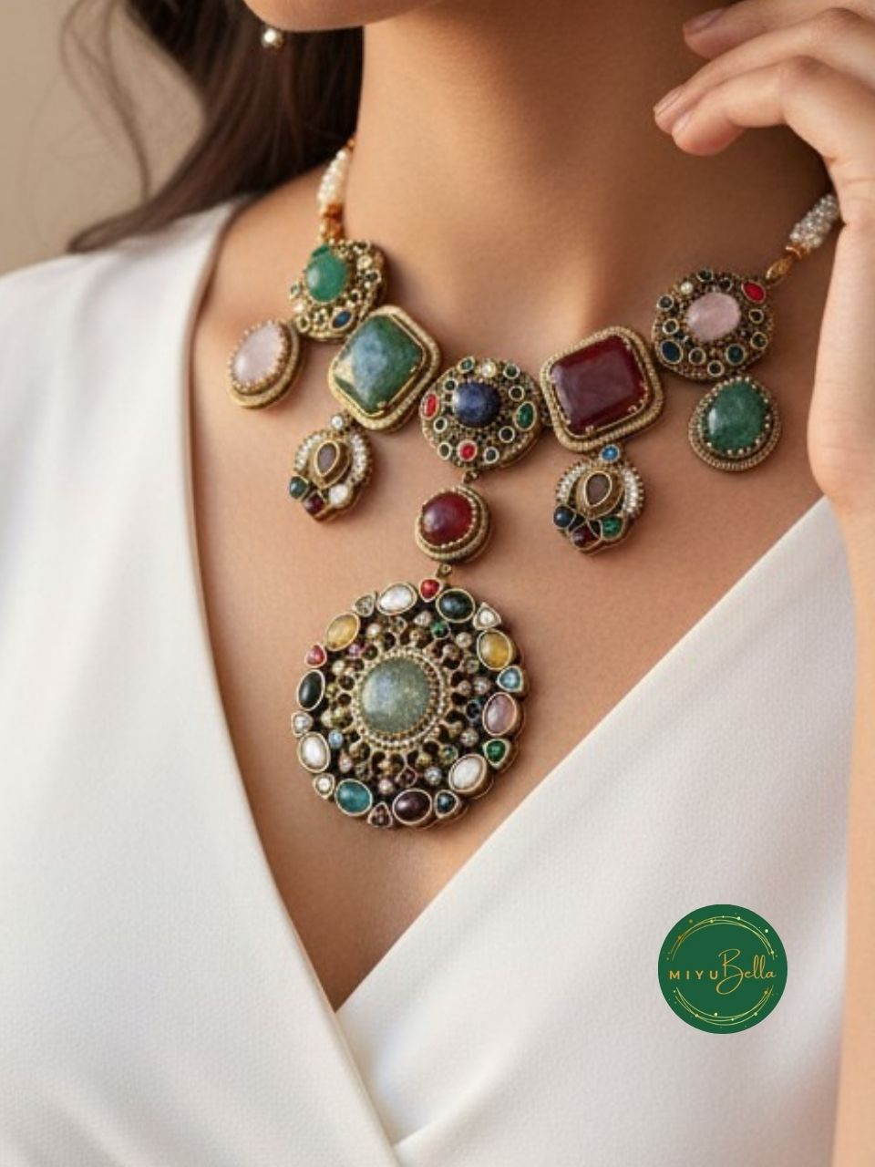 Sabhya - Vintage Statement Necklace