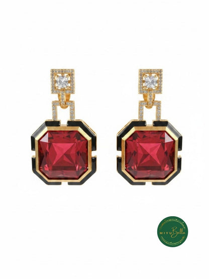 Señorita – Austrian Crystals and Cubic Zirconia Drop Earrings
