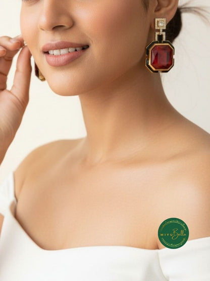 Señorita – Austrian Crystals and Cubic Zirconia Drop Earrings