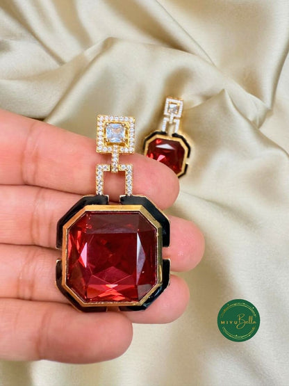 Señorita – Austrian Crystals and Cubic Zirconia Drop Earrings