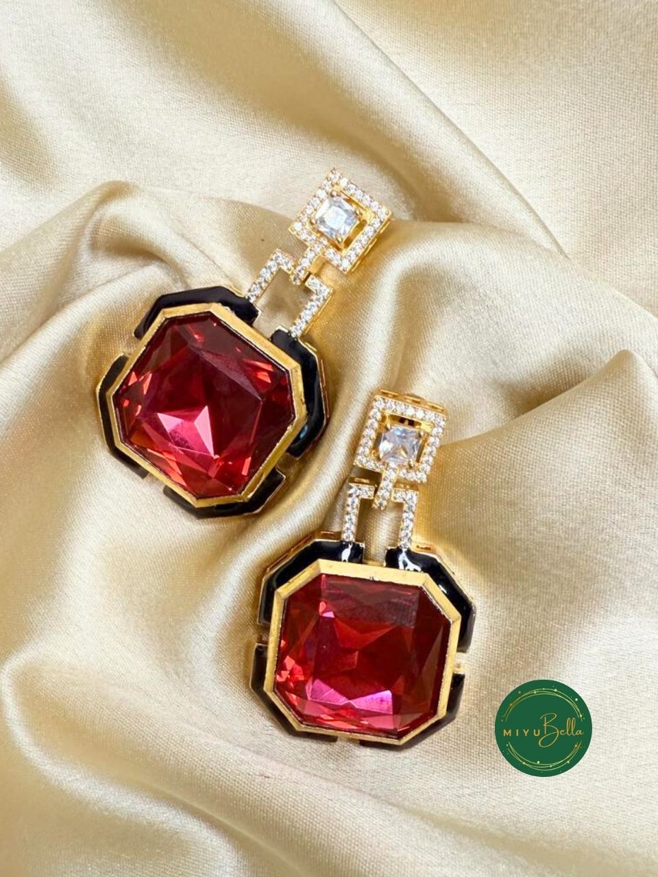 Señorita – Austrian Crystals and Cubic Zirconia Drop Earrings