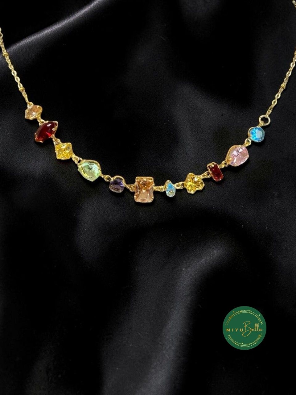 Serena - Rainbow Crystal Necklace