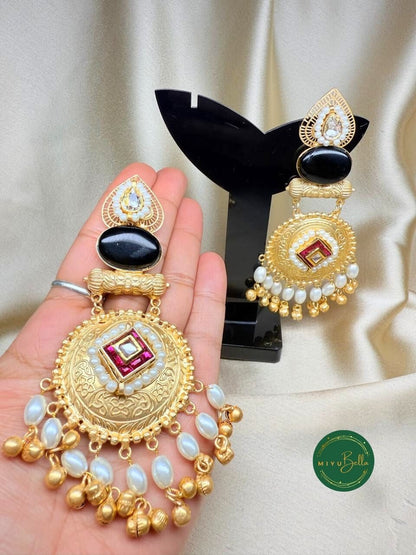 Shayla - Antique Gold Kundan Elegance