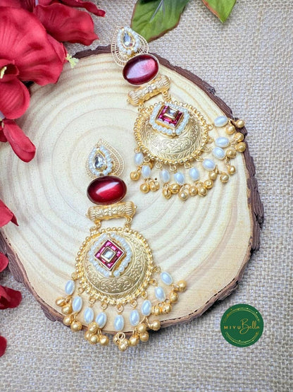 Shayla - Antique Gold Kundan Elegance