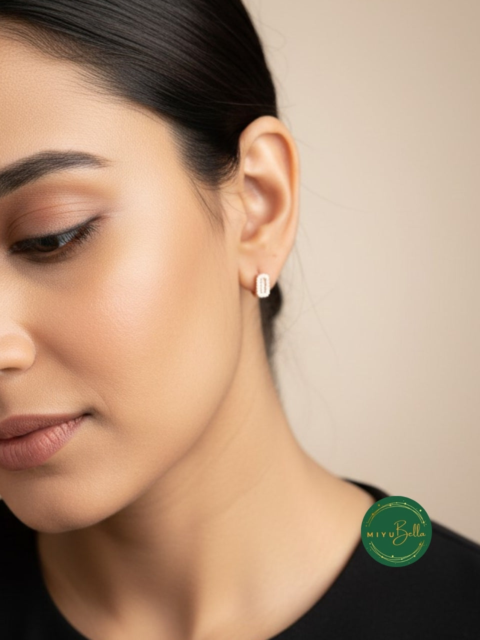 Elara - Vintage Style Stud Hoop