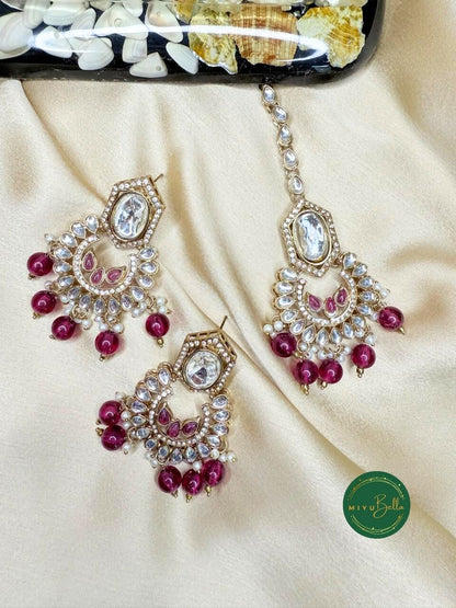 Vaidahi – Antique Gold Kundan, Kemp and AD Jewellery Set