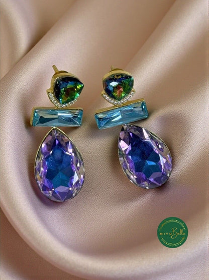 Señorita – Austrian Crystal Lilac Drop Earrings