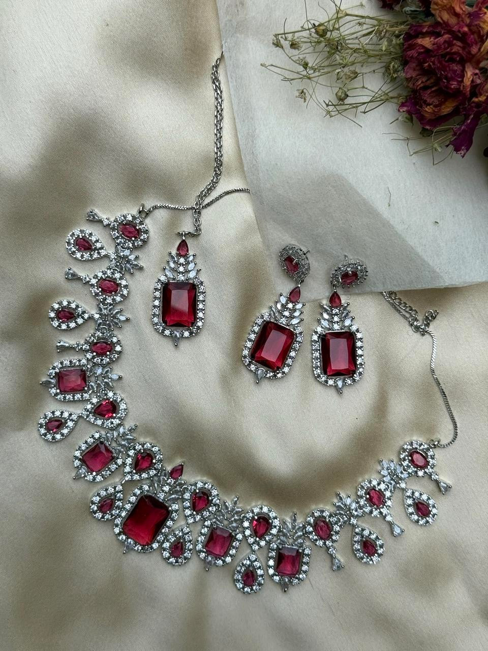 Mia: American Diamond Victorian Set